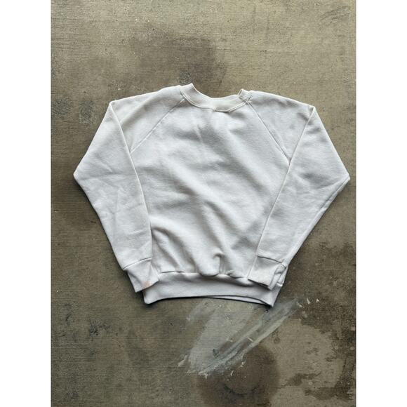 Vintage 1970s Mickey Mouse Disney Youth Medium White Sweatshirt - Picture 3 of 8